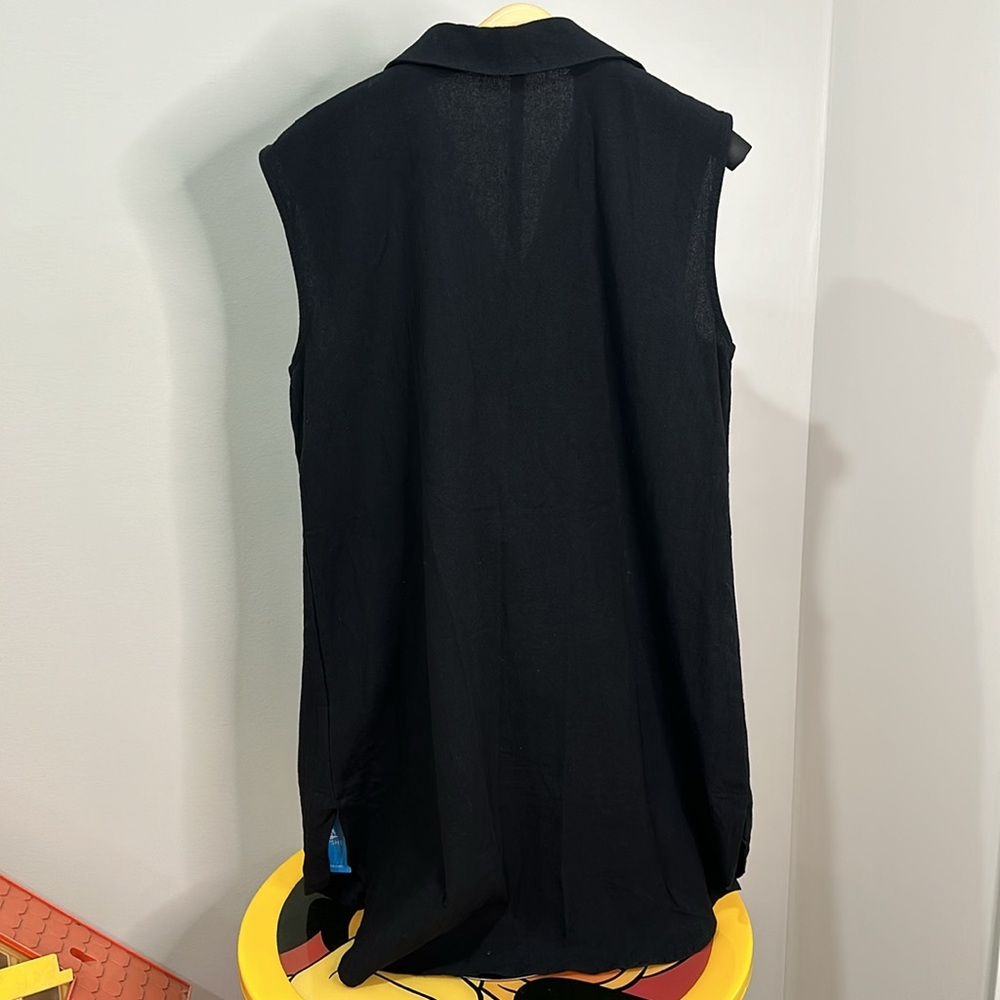 Classy CupShe Black Swim Coverup With Collar NWT Small - Picture 7 of 7
